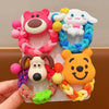 Kawai Cute Cartoon Elastic Hair Bands ( Pack of 4 )