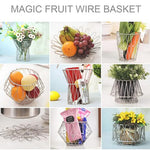 Stainless Steel Foldable Basket for Kitchen