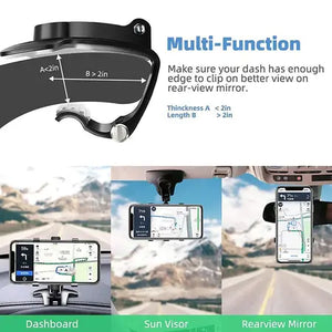 Multifunctional 360° Car Mobile Phone Holder