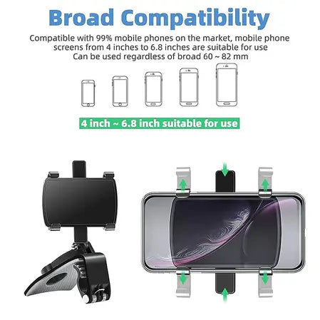 Multifunctional 360° Car Mobile Phone Holder