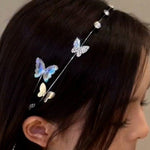 Hair Hoop Butterfly Fairy Tassel Headwear