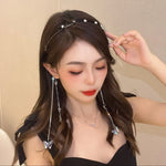 Hair Hoop Butterfly Fairy Tassel Headwear