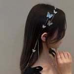 Hair Hoop Butterfly Fairy Tassel Headwear