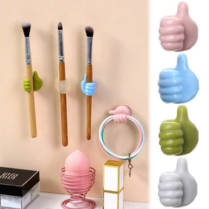 Creative Thumbs Up Shape Wall Hook ( Pack of 10 )