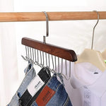 8 Hooks Wooden Sling Hanger ( Pack Of 2 )