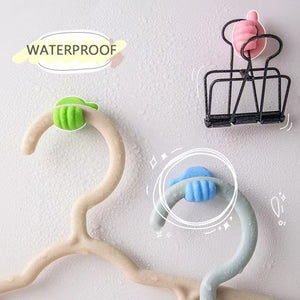 Creative Thumbs Up Shape Wall Hook ( Pack of 10 )