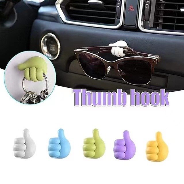 Creative Thumbs Up Shape Wall Hook ( Pack of 10 )