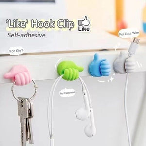 Creative Thumbs Up Shape Wall Hook ( Pack of 10 )