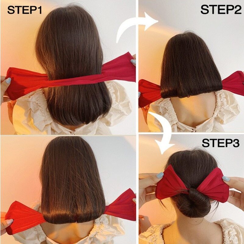 Women Fashion Easy Hair Bun Maker (Pack of 2)