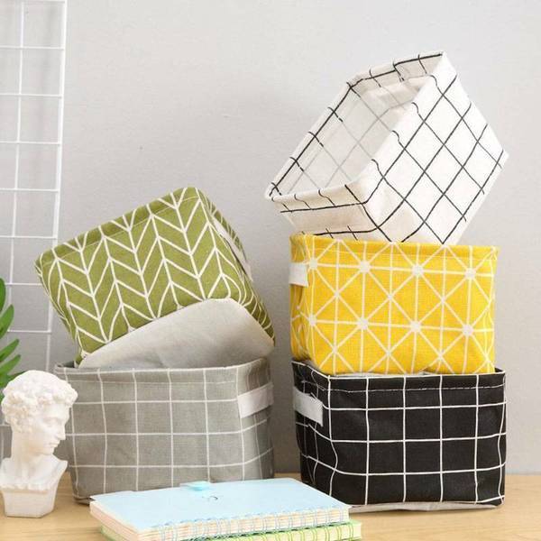 Foldable Desktop Cosmetic & Stationary Organizer ( Pack of 5 )